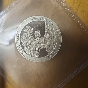 Silver Proof Quarter 2013 Great Basin Nevada 90% Silver
